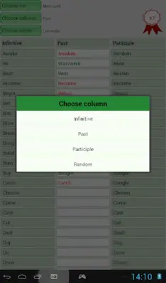 English irregular verbs android App screenshot 4